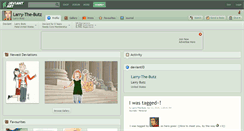 Desktop Screenshot of larry-the-butz.deviantart.com
