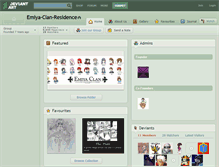 Tablet Screenshot of emiya-clan-residence.deviantart.com