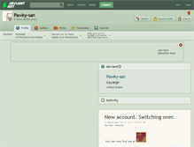 Tablet Screenshot of pawky-san.deviantart.com