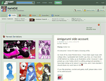 Tablet Screenshot of karinexe.deviantart.com