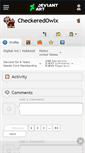 Mobile Screenshot of checkeredowlx.deviantart.com