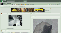 Desktop Screenshot of amaya-nightrain.deviantart.com