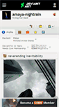 Mobile Screenshot of amaya-nightrain.deviantart.com