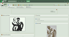 Desktop Screenshot of laevi.deviantart.com