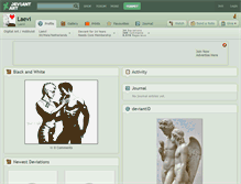 Tablet Screenshot of laevi.deviantart.com