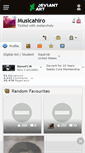 Mobile Screenshot of musicahiro.deviantart.com