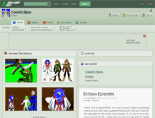 Tablet Screenshot of cooloeclipso.deviantart.com