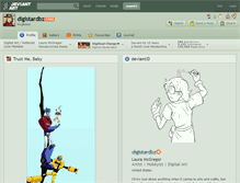 Tablet Screenshot of digistardbz.deviantart.com