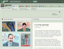 Tablet Screenshot of pogorobot.deviantart.com