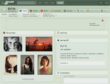 Tablet Screenshot of elf-fn.deviantart.com