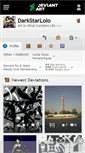 Mobile Screenshot of darkstarlolo.deviantart.com