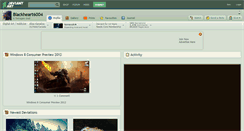Desktop Screenshot of blackheart6004.deviantart.com