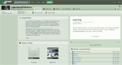 Desktop Screenshot of legendsandfolklore.deviantart.com
