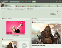 Tablet Screenshot of hazok.deviantart.com