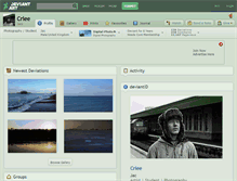 Tablet Screenshot of criee.deviantart.com