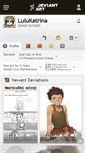 Mobile Screenshot of lulukatrina.deviantart.com
