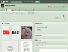 Tablet Screenshot of jeremy-bernal.deviantart.com