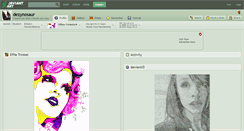 Desktop Screenshot of dezynosaur.deviantart.com