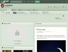 Tablet Screenshot of luisalbano.deviantart.com