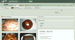 Desktop Screenshot of kv700.deviantart.com