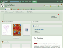 Tablet Screenshot of danna-no-sasori.deviantart.com