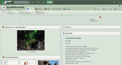 Desktop Screenshot of deviantpersonality.deviantart.com