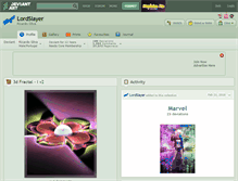 Tablet Screenshot of lordslayer.deviantart.com