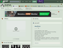 Tablet Screenshot of mindflesh.deviantart.com