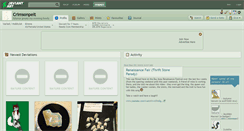 Desktop Screenshot of crimsonpelt.deviantart.com