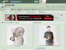 Tablet Screenshot of acrid-placidity.deviantart.com