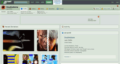 Desktop Screenshot of doubledome.deviantart.com