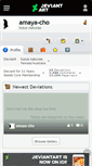 Mobile Screenshot of amaya-cho.deviantart.com