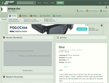 Tablet Screenshot of amaya-cho.deviantart.com