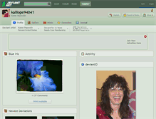 Tablet Screenshot of kalliope94041.deviantart.com