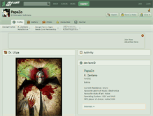 Tablet Screenshot of papazo.deviantart.com