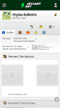 Mobile Screenshot of myou-kokoro.deviantart.com