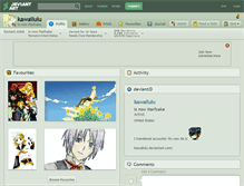 Tablet Screenshot of kawailulu.deviantart.com