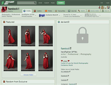 Tablet Screenshot of faestock.deviantart.com