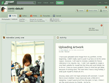 Tablet Screenshot of comic-daisuki.deviantart.com