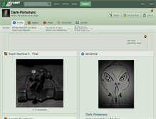 Tablet Screenshot of dark-pomeranc.deviantart.com