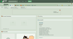 Desktop Screenshot of epicake.deviantart.com