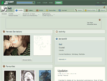 Tablet Screenshot of feti.deviantart.com
