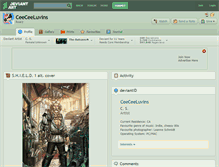 Tablet Screenshot of ceeceeluvins.deviantart.com