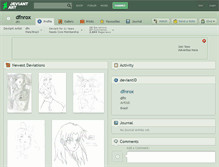 Tablet Screenshot of dfnrox.deviantart.com