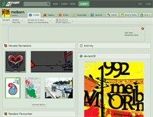 Tablet Screenshot of melborn.deviantart.com