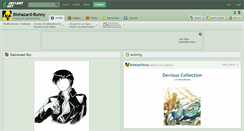 Desktop Screenshot of biohazard-bunny.deviantart.com
