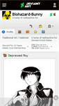 Mobile Screenshot of biohazard-bunny.deviantart.com