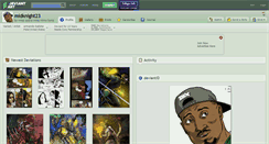 Desktop Screenshot of midknight23.deviantart.com
