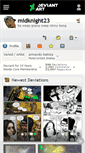 Mobile Screenshot of midknight23.deviantart.com