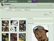 Tablet Screenshot of midknight23.deviantart.com